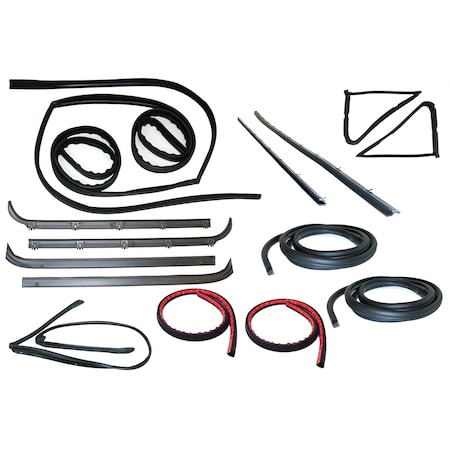 Fairchild Industries Kf1006-16 - 1980-1986 Ford Bronco Belt, Channel, Seal Kit KF1006-16